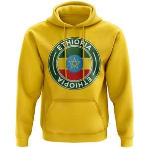 Ethiopia Football Badge Hoodie (Yellow)