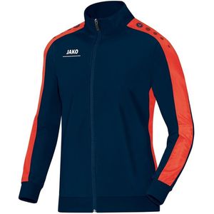 Jako - Polyester jacket Striker Junior - Sportvest Junior Blauw - 140