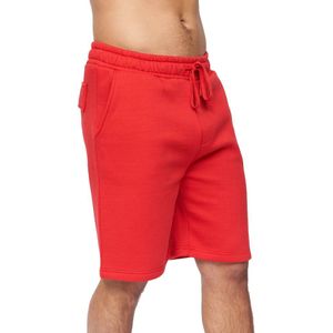 Crosshatch Heren Shorts met vlokken (L) (Rood)