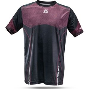 King KPB Endurance 1 - T-Shirt - Sportshirt - Zwart/Rood - L