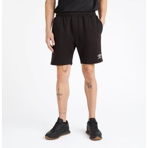 Umbro Heren Team Sweat Shorts (XL) (Zwart/Wit)