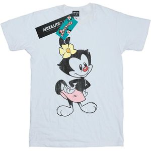 Animaniacs Jongens Stip Klassiek Pose T-Shirt (7-8 Years) (Wit)