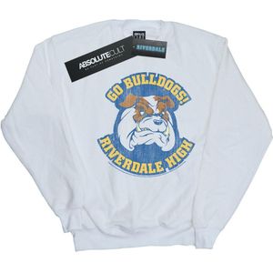 Riverdale Dames/Dames Riverdale High Bulldogs Sweatshirt (M) (Wit)
