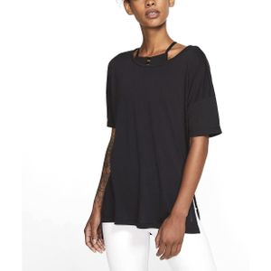 Nike - Yoga Short Sleeve Top - Losvallend T-shirt - XS