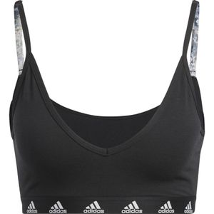 Adidas Purebare Light Support Workout-bh, sport-bh voor dames, zwart/wit, M A-C