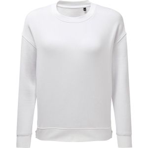 TriDri Dames/Dames Gerecycleerd Sweatshirt met rits (M) (Wit)