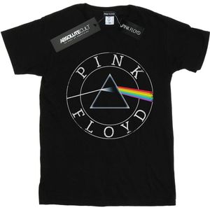 Pink Floyd Meisjes Prisma Cirkel Logo Katoenen T-Shirt (152-158) (Zwart)