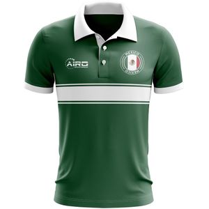 Mexico Concept Stripe Polo Shirt (Green)