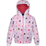 Regatta Kinder/Kinderen Peppa Pig Polka Dot Waterdichte Jas met Kap (116) (Lichtroze)