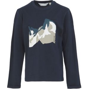 Regatta Kinderen/Kinderen Wenbie III Mountain T-shirt met lange mouwen (140) (Marine)