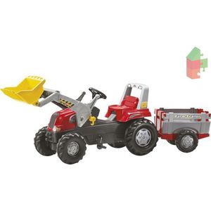 Rolly Toys Rolly Junior Rt - Traptractor Met Frontlader En Vee Aanhanger