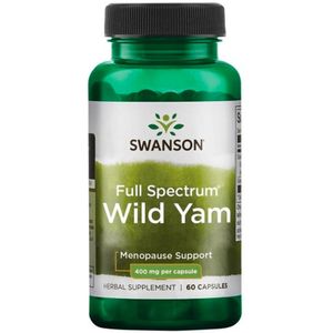 Full Spectrum Wild Yam | 400mg | |60 capsules | Swanson