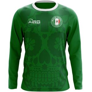2022-2023 Mexico Long Sleeve Home Concept Football Shirt (Kids)