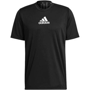 adidas - D2M 3-Stripes Back Tee - Primeblue Sportshirt - S