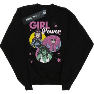 Marvel Comics Girl Power Heren Sweatshirt (L) (Zwart)