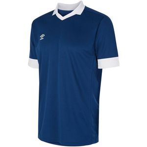 Umbro Tempest-kindertrui met korte mouwen (128) (Marine / Wit)