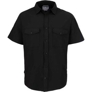 Craghoppers Expert Kiwi overhemd met korte mouwen voor heren (XXL) (Zwart)