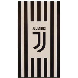 Juventus FC Strepen Handdoek  (Zwart/Wit)