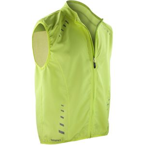 Spiro Heren Bikewear Crosslite Gilet (XL) (Neon Lime Groen)