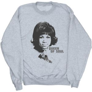 Aretha Franklin Dames/Dames Queen Of Soul Sweatshirt (M) (Sportgrijs)