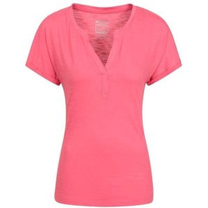 Mountain Warehouse Dames/dames Skye Slub T-shirt (42 DE) (Roze)