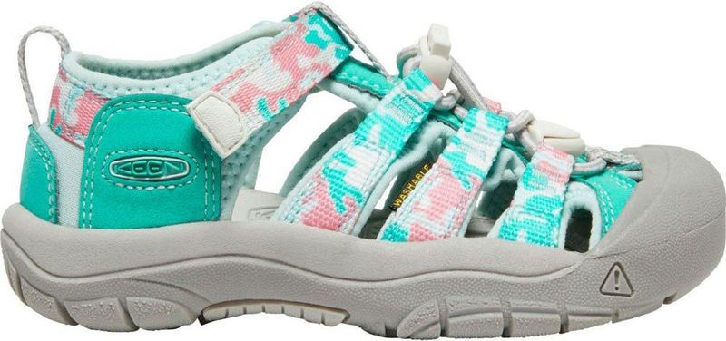 Keen Jr Newport H2 Camo/Pink Icing 30