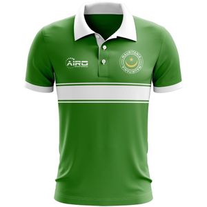 Mauritiana Concept Stripe Polo Shirt (Green)