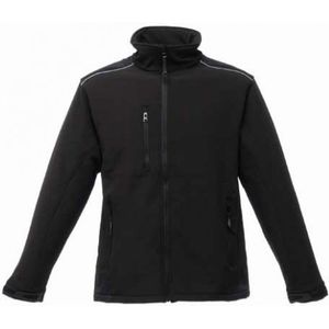 Regatta Heren Zandstorm Werkkleding Softshell Jasje (XL) (Zwart/Zwart)
