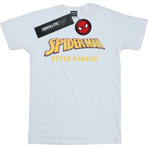 Marvel Jongens Spider-Man AKA Peter Parker T-Shirt (140-146) (Wit)