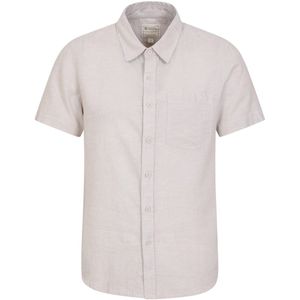 Mountain Warehouse Heren Lowe Linnen Overhemd (S) (Beige)