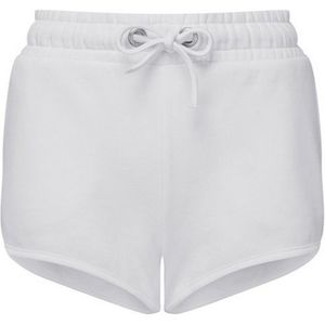 TriDri Dames/Dames Recycled Retro Sweat Shorts (32 DE) (Wit)
