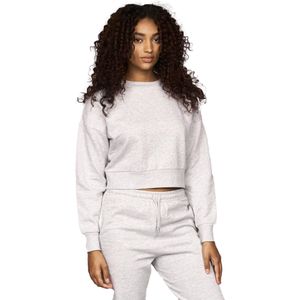 Juice Dames/Dames Catalina Crew Neck Crop Sweatshirt (L) (Grijze Mergel)