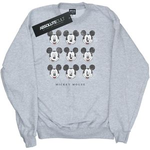 Disney Heren Mickey Mouse Wink And Smile Sweatshirt (XXL) (Sportgrijs)