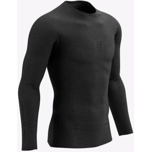 Compressport On/off baselayer ls top heren - ZWART - Heren