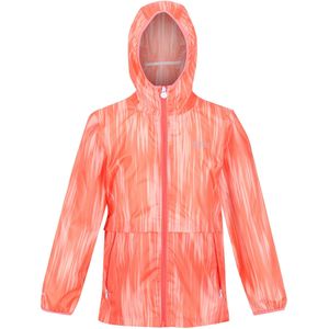 Regatta Bagley Gradient Packaway Waterdichte Jas voor kinderen/Kinderen (146-152) (Neon Peach)