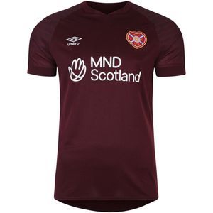 Umbro Dames/Dames 23/24 Heart Of Midlothian FC thuistrui (44 DE) (Marron)