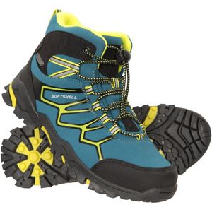 Mountain Warehouse Softshell wandelschoenen voor kinderen/Kinderen (28 EU) (Donker groenblauw)