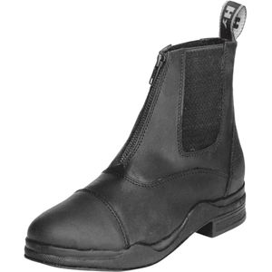 HyLAND Dames/dames Wax Leather Zip Jodhpur Boot (37 EU) (Zwart)