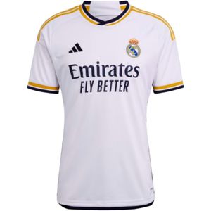 Adidas Real Madrid 23/24 Short Sleeve T-shirt Home Wit S