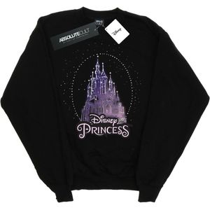 Disney Dames/Dames Prinses Kerstmis Kasteel Sweatshirt (S) (Zwart)