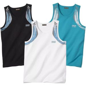 Atlas For Men Mens Sport Vest Top (Pack of 3)