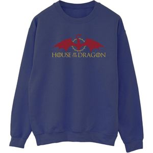 Game Of Thrones: House Of The Dragon Dames/Dames Sweatshirt met Drakenlogo (S) (Marineblauw)