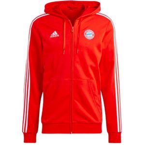 2023-2024 Bayern Munich DNA Full Zip Hoody (Red)