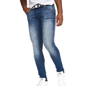 Crosshatch Heren Barbeck Slim Jeans (32R) (Blauw getint)