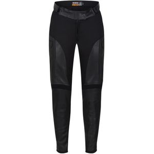 Fiona Black Leather Trousers UK14
