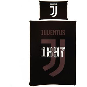 Juventus F.C. Eenpersoons dekbedovertrekset  (Zwart)