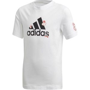 Adidas Kinderen/Kinderen Collegiate Badge T-shirt (7-8 Years) (Wit/rood)