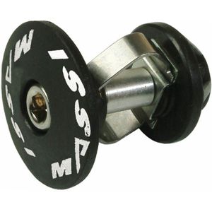 Massi Superlight Balhoofdkap 1-1/8"" Composiet - Zwart