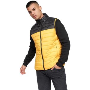 Crosshatch Heren Presnell Hoog Hals Gilet (L) (Geel)