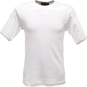 Regatta Heren Thermisch Ondergoed Korte Mouw Vest / T-Shirt (Medium) (Wit)